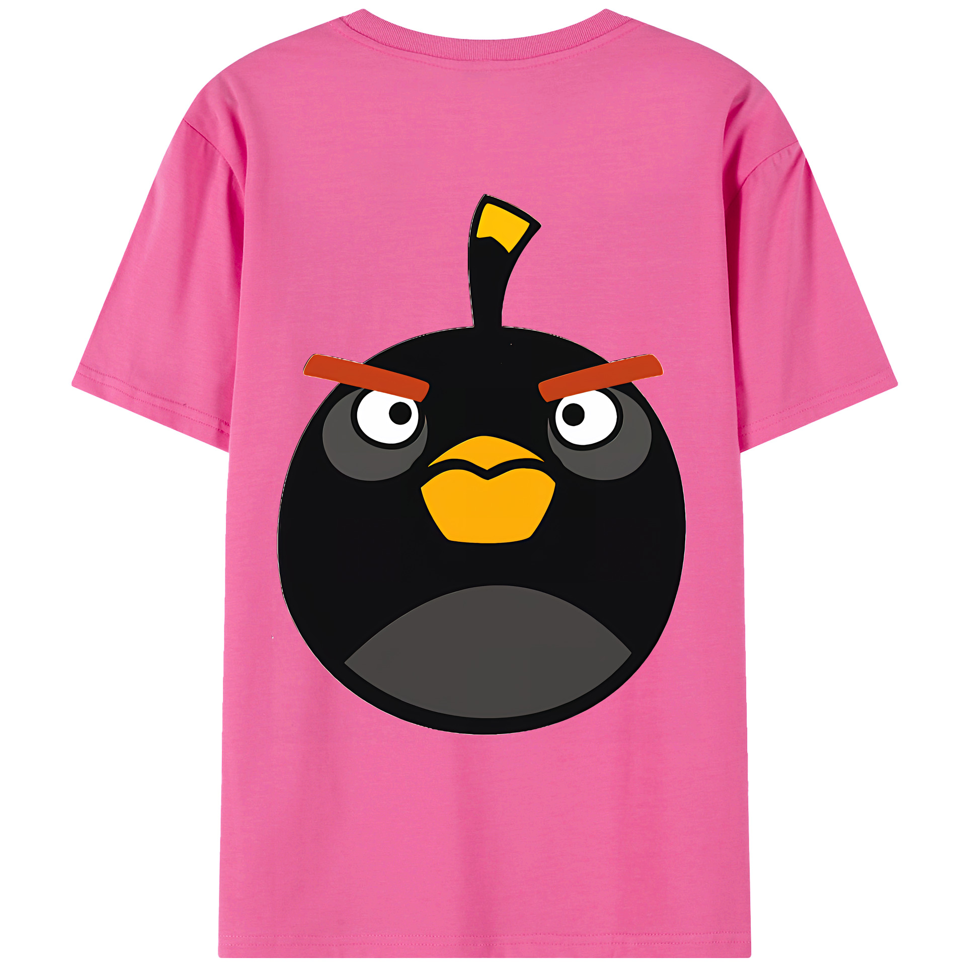 （画像用） Angry Birds アングリーバード レディース半袖Tシャツ(バックプリント)
